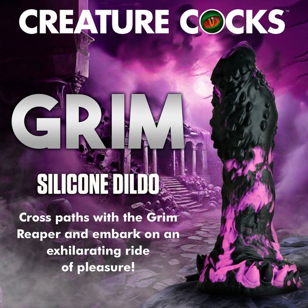 Creature Cocks Grim Silicone Dildo - Extreme Toyz Singapore - https://extremetoyz.com.sg - Sex Toys and Lingerie Online Store - Bondage Gear / Vibrators / Electrosex Toys / Wireless Remote Control Vibes / Sexy Lingerie and Role Play / BDSM / Dungeon Furnitures / Dildos and Strap Ons  / Anal and Prostate Massagers / Anal Douche and Cleaning Aide / Delay Sprays and Gels / Lubricants and more...