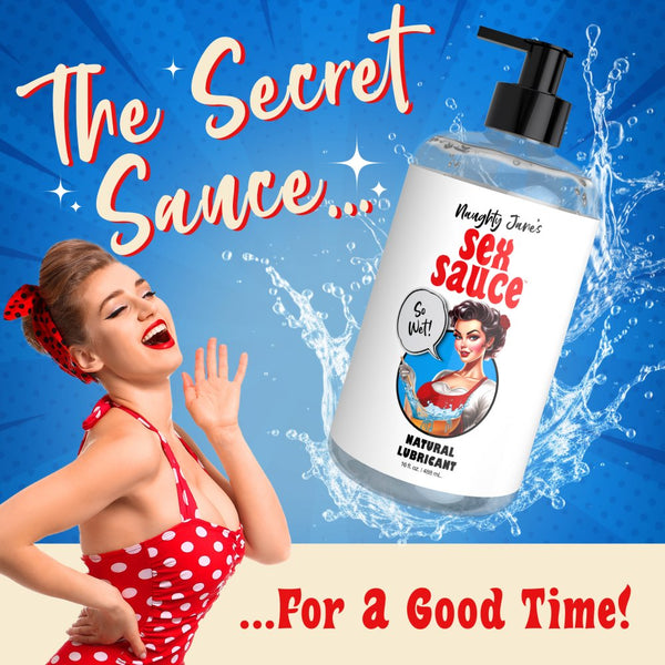 Naughty Jane's Sex Sauce Water-Based Natural Lubricant - 16 oz. (488ml) - Extreme Toyz Singapore - https://extremetoyz.com.sg - Sex Toys and Lingerie Online Store - Bondage Gear / Vibrators / Electrosex Toys / Wireless Remote Control Vibes / Sexy Lingerie and Role Play / BDSM / Dungeon Furnitures / Dildos and Strap Ons &nbsp;/ Anal and Prostate Massagers / Anal Douche and Cleaning Aide / Delay Sprays and Gels / Lubricants and more...