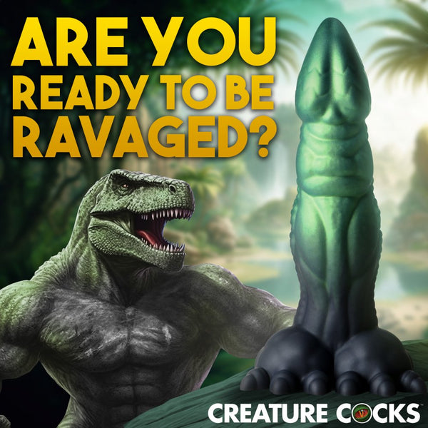 Creature Cocks Dickosaur Dinosaur Silicone Dildo - Extreme Toyz Singapore - https://extremetoyz.com.sg - Sex Toys and Lingerie Online Store - Bondage Gear / Vibrators / Electrosex Toys / Wireless Remote Control Vibes / Sexy Lingerie and Role Play / BDSM / Dungeon Furnitures / Dildos and Strap Ons  / Anal and Prostate Massagers / Anal Douche and Cleaning Aide / Delay Sprays and Gels / Lubricants and more...