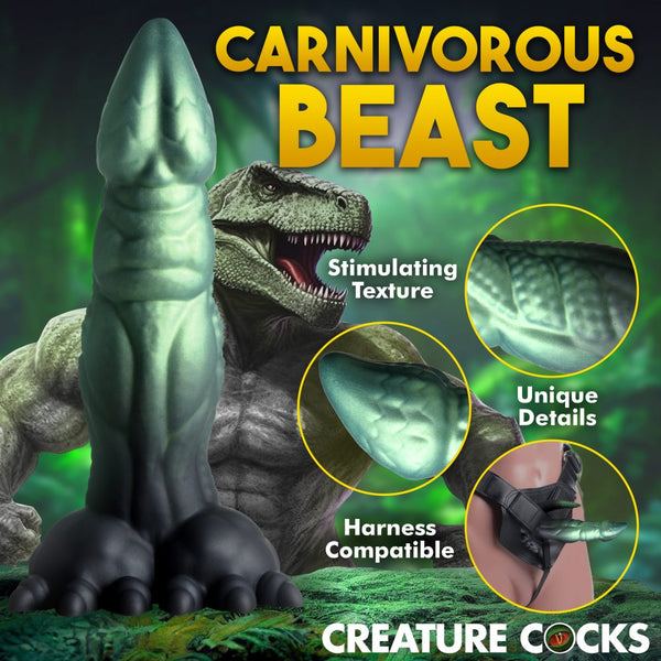 Creature Cocks Dickosaur Dinosaur Silicone Dildo - Extreme Toyz Singapore - https://extremetoyz.com.sg - Sex Toys and Lingerie Online Store - Bondage Gear / Vibrators / Electrosex Toys / Wireless Remote Control Vibes / Sexy Lingerie and Role Play / BDSM / Dungeon Furnitures / Dildos and Strap Ons  / Anal and Prostate Massagers / Anal Douche and Cleaning Aide / Delay Sprays and Gels / Lubricants and more...