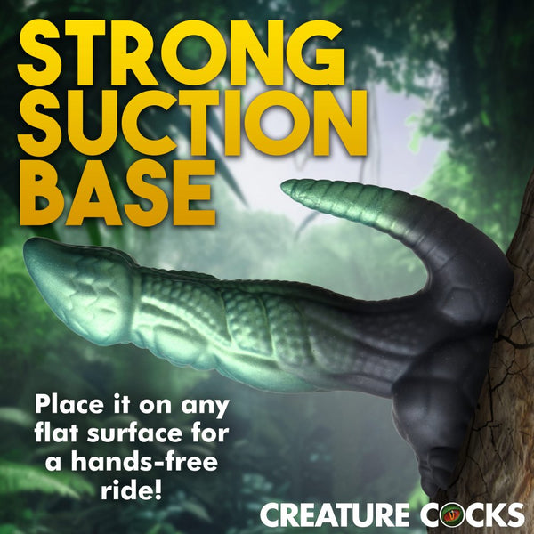 Creature Cocks Dickosaur Dinosaur Silicone Dildo - Extreme Toyz Singapore - https://extremetoyz.com.sg - Sex Toys and Lingerie Online Store - Bondage Gear / Vibrators / Electrosex Toys / Wireless Remote Control Vibes / Sexy Lingerie and Role Play / BDSM / Dungeon Furnitures / Dildos and Strap Ons  / Anal and Prostate Massagers / Anal Douche and Cleaning Aide / Delay Sprays and Gels / Lubricants and more...