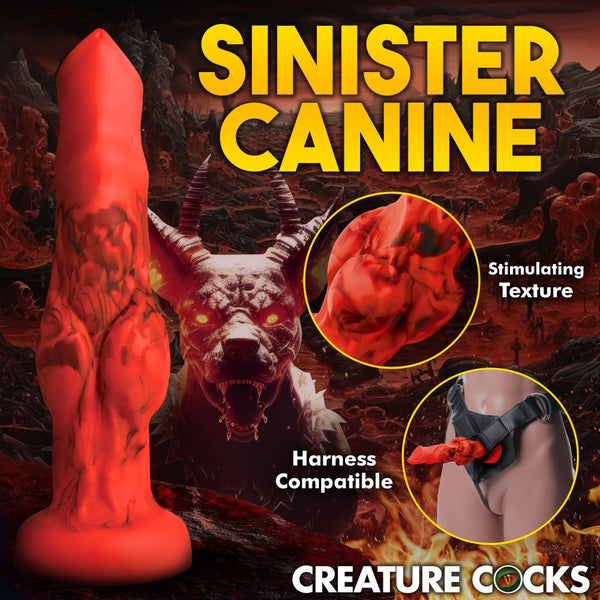 Creature Cocks Fire Hound Silicone Dildo (3 Sizes Available) - Extreme Toyz Singapore - https://extremetoyz.com.sg - Sex Toys and Lingerie Online Store - Bondage Gear / Vibrators / Electrosex Toys / Wireless Remote Control Vibes / Sexy Lingerie and Role Play / BDSM / Dungeon Furnitures / Dildos and Strap Ons  / Anal and Prostate Massagers / Anal Douche and Cleaning Aide / Delay Sprays and Gels / Lubricants and more...