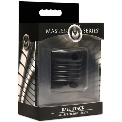 Master Series Ball Stack Ball Stretcher  - Black - Extreme Toyz Singapore - https://extremetoyz.com.sg - Sex Toys and Lingerie Online Store - Bondage Gear / Vibrators / Electrosex Toys / Wireless Remote Control Vibes / Sexy Lingerie and Role Play / BDSM / Dungeon Furnitures / Dildos and Strap Ons &nbsp;/ Anal and Prostate Massagers / Anal Douche and Cleaning Aide / Delay Sprays and Gels / Lubricants and more...