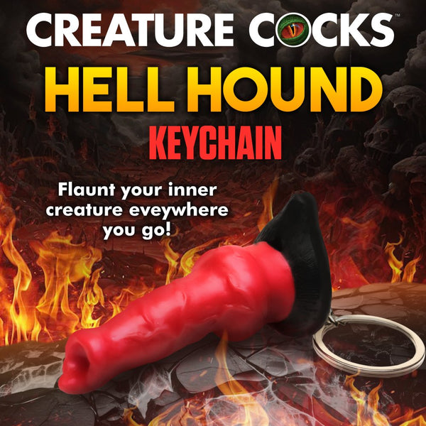 Creature Cocks Hell Hound Mini Dildo Key Chain - Extreme Toyz Singapore - https://extremetoyz.com.sg - Sex Toys and Lingerie Online Store - Bondage Gear / Vibrators / Electrosex Toys / Wireless Remote Control Vibes / Sexy Lingerie and Role Play / BDSM / Dungeon Furnitures / Dildos and Strap Ons &nbsp;/ Anal and Prostate Massagers / Anal Douche and Cleaning Aide / Delay Sprays and Gels / Lubricants and more...