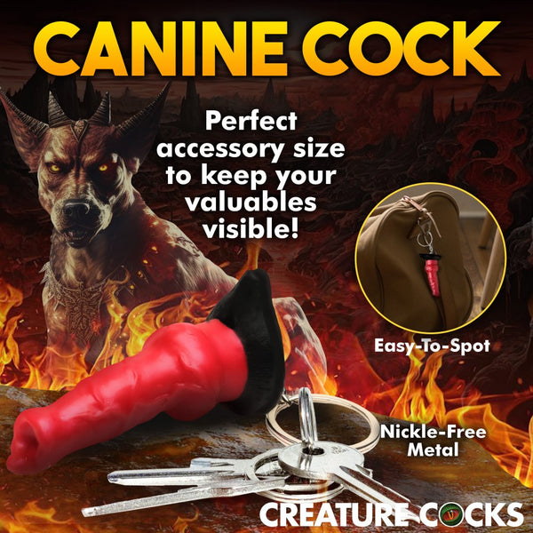 Creature Cocks Hell Hound Mini Dildo Key Chain - Extreme Toyz Singapore - https://extremetoyz.com.sg - Sex Toys and Lingerie Online Store - Bondage Gear / Vibrators / Electrosex Toys / Wireless Remote Control Vibes / Sexy Lingerie and Role Play / BDSM / Dungeon Furnitures / Dildos and Strap Ons &nbsp;/ Anal and Prostate Massagers / Anal Douche and Cleaning Aide / Delay Sprays and Gels / Lubricants and more...