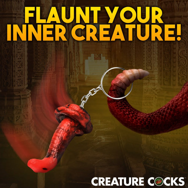 Creature Cocks King Cobra Mini Dildo Key Chain - Extreme Toyz Singapore - https://extremetoyz.com.sg - Sex Toys and Lingerie Online Store - Bondage Gear / Vibrators / Electrosex Toys / Wireless Remote Control Vibes / Sexy Lingerie and Role Play / BDSM / Dungeon Furnitures / Dildos and Strap Ons &nbsp;/ Anal and Prostate Massagers / Anal Douche and Cleaning Aide / Delay Sprays and Gels / Lubricants and more...