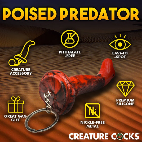 Creature Cocks King Cobra Mini Dildo Key Chain - Extreme Toyz Singapore - https://extremetoyz.com.sg - Sex Toys and Lingerie Online Store - Bondage Gear / Vibrators / Electrosex Toys / Wireless Remote Control Vibes / Sexy Lingerie and Role Play / BDSM / Dungeon Furnitures / Dildos and Strap Ons &nbsp;/ Anal and Prostate Massagers / Anal Douche and Cleaning Aide / Delay Sprays and Gels / Lubricants and more...
