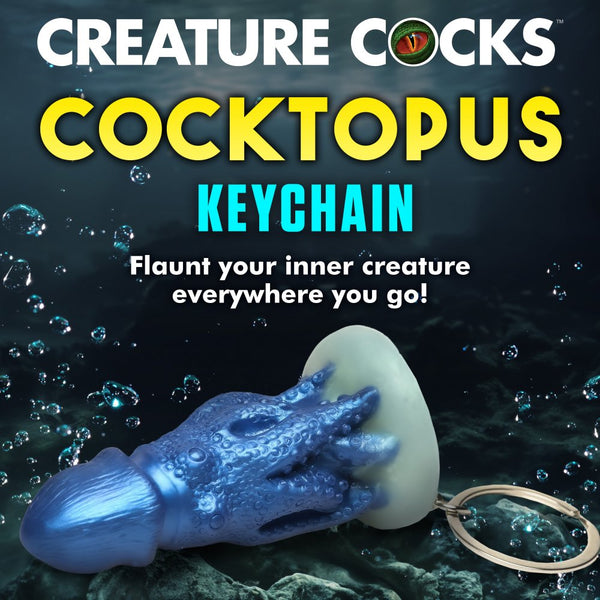 Creature Cocks Cocktopus Mini Dildo Key Chain - Extreme Toyz Singapore - https://extremetoyz.com.sg - Sex Toys and Lingerie Online Store - Bondage Gear / Vibrators / Electrosex Toys / Wireless Remote Control Vibes / Sexy Lingerie and Role Play / BDSM / Dungeon Furnitures / Dildos and Strap Ons &nbsp;/ Anal and Prostate Massagers / Anal Douche and Cleaning Aide / Delay Sprays and Gels / Lubricants and more...