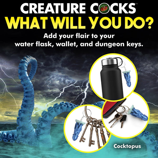 Creature Cocks Cocktopus Mini Dildo Key Chain - Extreme Toyz Singapore - https://extremetoyz.com.sg - Sex Toys and Lingerie Online Store - Bondage Gear / Vibrators / Electrosex Toys / Wireless Remote Control Vibes / Sexy Lingerie and Role Play / BDSM / Dungeon Furnitures / Dildos and Strap Ons &nbsp;/ Anal and Prostate Massagers / Anal Douche and Cleaning Aide / Delay Sprays and Gels / Lubricants and more...