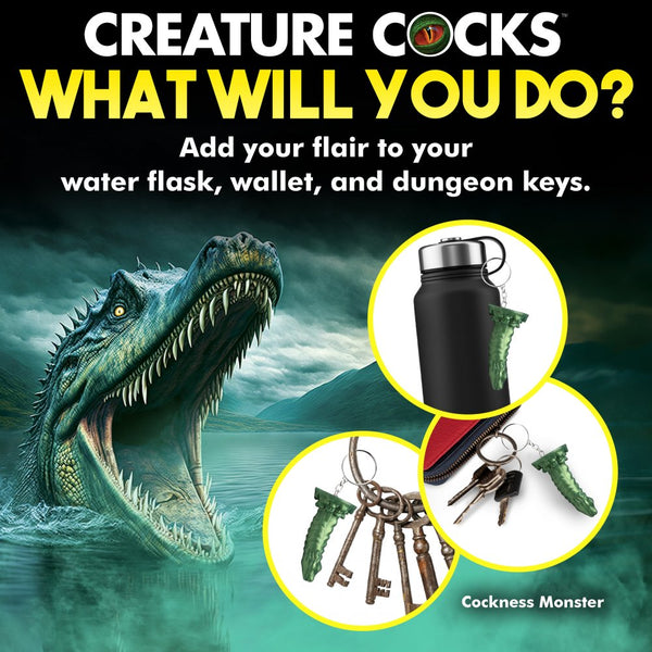 Creature Cocks Cockness Monster Mini Dildo Key Chain - Extreme Toyz Singapore - https://extremetoyz.com.sg - Sex Toys and Lingerie Online Store - Bondage Gear / Vibrators / Electrosex Toys / Wireless Remote Control Vibes / Sexy Lingerie and Role Play / BDSM / Dungeon Furnitures / Dildos and Strap Ons &nbsp;/ Anal and Prostate Massagers / Anal Douche and Cleaning Aide / Delay Sprays and Gels / Lubricants and more...