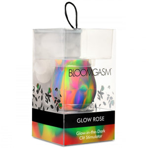 Inmi Bloomgasm Glow Rose Glow-in-the-Dark  Rechargeable Clitoral Stimulator - Extreme Toyz Singapore - https://extremetoyz.com.sg - Sex Toys and Lingerie Online Store - Bondage Gear / Vibrators / Electrosex Toys / Wireless Remote Control Vibes / Sexy Lingerie and Role Play / BDSM / Dungeon Furnitures / Dildos and Strap Ons  / Anal and Prostate Massagers / Anal Douche and Cleaning Aide / Delay Sprays and Gels / Lubricants and more...