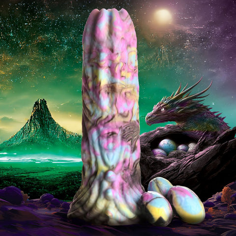 Creature Cocks Dragon Spawn Ovipositor Silicone Dildo with Eggs - Extreme Toyz Singapore - https://extremetoyz.com.sg - Sex Toys and Lingerie Online Store - Bondage Gear / Vibrators / Electrosex Toys / Wireless Remote Control Vibes / Sexy Lingerie and Role Play / BDSM / Dungeon Furnitures / Dildos and Strap Ons  / Anal and Prostate Massagers / Anal Douche and Cleaning Aide / Delay Sprays and Gels / Lubricants and more...