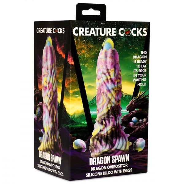 Creature Cocks Dragon Spawn Ovipositor Silicone Dildo with Eggs - Extreme Toyz Singapore - https://extremetoyz.com.sg - Sex Toys and Lingerie Online Store - Bondage Gear / Vibrators / Electrosex Toys / Wireless Remote Control Vibes / Sexy Lingerie and Role Play / BDSM / Dungeon Furnitures / Dildos and Strap Ons / Anal and Prostate Massagers / Anal Douche and Cleaning Aide / Delay Sprays and Gels / Lubricants and more...