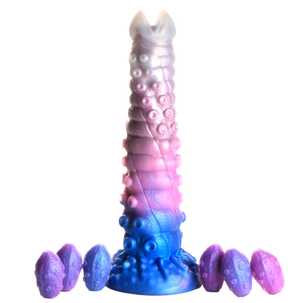 Tenta-Queen Ovipositor Silicone Dildo with Eggs