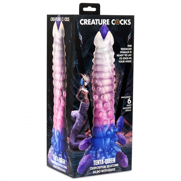 Creature Cocks Tenta-Queen Ovipositor Silicone Dildo with Eggs - Extreme Toyz Singapore - https://extremetoyz.com.sg - Sex Toys and Lingerie Online Store - Bondage Gear / Vibrators / Electrosex Toys / Wireless Remote Control Vibes / Sexy Lingerie and Role Play / BDSM / Dungeon Furnitures / Dildos and Strap Ons / Anal and Prostate Massagers / Anal Douche and Cleaning Aide / Delay Sprays and Gels / Lubricants and more...  