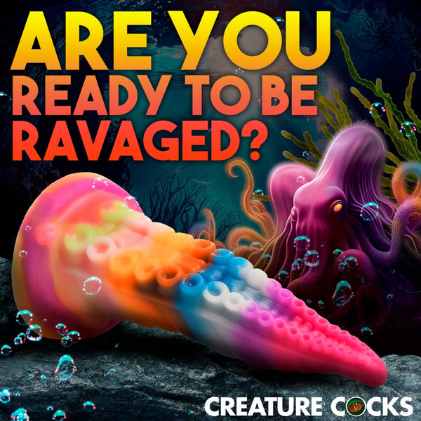 Creature Cocks Luminoctopus Glow-In-The-Dark Tentacle Silicone Dildo - Extreme Toyz Singapore - https://extremetoyz.com.sg - Sex Toys and Lingerie Online Store - Bondage Gear / Vibrators / Electrosex Toys / Wireless Remote Control Vibes / Sexy Lingerie and Role Play / BDSM / Dungeon Furnitures / Dildos and Strap Ons &nbsp;/ Anal and Prostate Massagers / Anal Douche and Cleaning Aide / Delay Sprays and Gels / Lubricants and more...