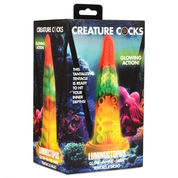 Creature Cocks Luminoctopus Glow-In-The-Dark Tentacle Silicone Dildo - Extreme Toyz Singapore - https://extremetoyz.com.sg - Sex Toys and Lingerie Online Store - Bondage Gear / Vibrators / Electrosex Toys / Wireless Remote Control Vibes / Sexy Lingerie and Role Play / BDSM / Dungeon Furnitures / Dildos and Strap Ons &nbsp;/ Anal and Prostate Massagers / Anal Douche and Cleaning Aide / Delay Sprays and Gels / Lubricants and more...