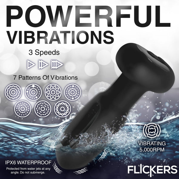 Inmi Flickers Bum Flick Rechargeable Vibrating and Flicking Silicone Butt Plug with Remote - Extreme Toyz Singapore - https://extremetoyz.com.sg - Sex Toys and Lingerie Online Store - Bondage Gear / Vibrators / Electrosex Toys / Wireless Remote Control Vibes / Sexy Lingerie and Role Play / BDSM / Dungeon Furnitures / Dildos and Strap Ons &nbsp;/ Anal and Prostate Massagers / Anal Douche and Cleaning Aide / Delay Sprays and Gels / Lubricants and more...