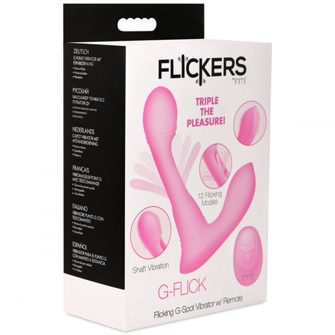 Inmi Flickers G-Flick Rechargeable G-Spot Flicking Silicone Vibrator with Remote - Extreme Toyz Singapore - https://extremetoyz.com.sg - Sex Toys and Lingerie Online Store - Bondage Gear / Vibrators / Electrosex Toys / Wireless Remote Control Vibes / Sexy Lingerie and Role Play / BDSM / Dungeon Furnitures / Dildos and Strap Ons &nbsp;/ Anal and Prostate Massagers / Anal Douche and Cleaning Aide / Delay Sprays and Gels / Lubricants and more...