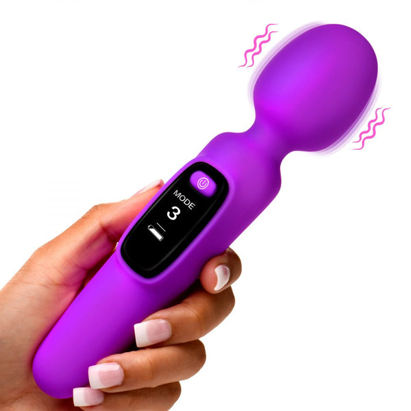 Bang! Digital Silicone Wand with Display - Extreme Toyz Singapore - https://extremetoyz.com.sg - Sex Toys and Lingerie Online Store - Bondage Gear / Vibrators / Electrosex Toys / Wireless Remote Control Vibes / Sexy Lingerie and Role Play / BDSM / Dungeon Furnitures / Dildos and Strap Ons &nbsp;/ Anal and Prostate Massagers / Anal Douche and Cleaning Aide / Delay Sprays and Gels / Lubricants and more...