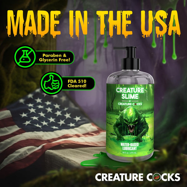 Creature Cocks Creature Slime Water-Based Lubricant - 16 oz. - Extreme Toyz Singapore - https://extremetoyz.com.sg - Sex Toys and Lingerie Online Store - Bondage Gear / Vibrators / Electrosex Toys / Wireless Remote Control Vibes / Sexy Lingerie and Role Play / BDSM / Dungeon Furnitures / Dildos and Strap Ons &nbsp;/ Anal and Prostate Massagers / Anal Douche and Cleaning Aide / Delay Sprays and Gels / Lubricants and more...