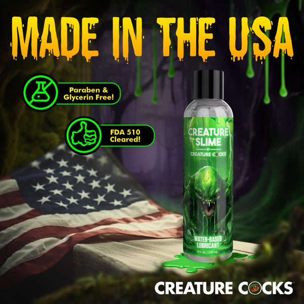 Creature Cocks Creature Slime Water-Based Lubricant - 8 oz. (236ml) - Extreme Toyz Singapore - https://extremetoyz.com.sg - Sex Toys and Lingerie Online Store - Bondage Gear / Vibrators / Electrosex Toys / Wireless Remote Control Vibes / Sexy Lingerie and Role Play / BDSM / Dungeon Furnitures / Dildos and Strap Ons &nbsp;/ Anal and Prostate Massagers / Anal Douche and Cleaning Aide / Delay Sprays and Gels / Lubricants and more...