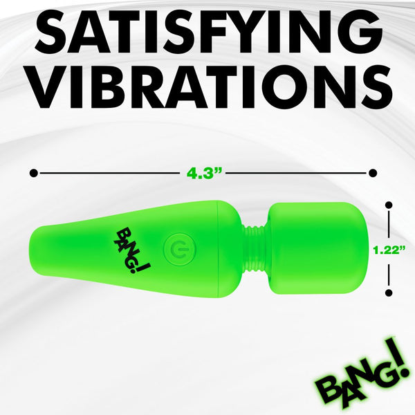Bang!  Glow-in-the-Dark Rechargeable Silicone Wand - Extreme Toyz Singapore - https://extremetoyz.com.sg - Sex Toys and Lingerie Online Store - Bondage Gear / Vibrators / Electrosex Toys / Wireless Remote Control Vibes / Sexy Lingerie and Role Play / BDSM / Dungeon Furnitures / Dildos and Strap Ons &nbsp;/ Anal and Prostate Massagers / Anal Douche and Cleaning Aide / Delay Sprays and Gels / Lubricants and more...
