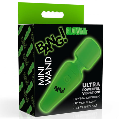 Bang!  Glow-in-the-Dark Rechargeable Silicone Wand - Extreme Toyz Singapore - https://extremetoyz.com.sg - Sex Toys and Lingerie Online Store - Bondage Gear / Vibrators / Electrosex Toys / Wireless Remote Control Vibes / Sexy Lingerie and Role Play / BDSM / Dungeon Furnitures / Dildos and Strap Ons &nbsp;/ Anal and Prostate Massagers / Anal Douche and Cleaning Aide / Delay Sprays and Gels / Lubricants and more...