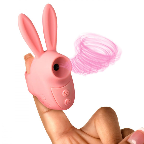 Inmi Shegasm Sucky Bunny Rechargeable Clit Stimulator Finger Vibrator (3 Colours Available) - Extreme Toyz Singapore - https://extremetoyz.com.sg - Sex Toys and Lingerie Online Store - Bondage Gear / Vibrators / Electrosex Toys / Wireless Remote Control Vibes / Sexy Lingerie and Role Play / BDSM / Dungeon Furnitures / Dildos and Strap Ons &nbsp;/ Anal and Prostate Massagers / Anal Douche and Cleaning Aide / Delay Sprays and Gels / Lubricants and more...