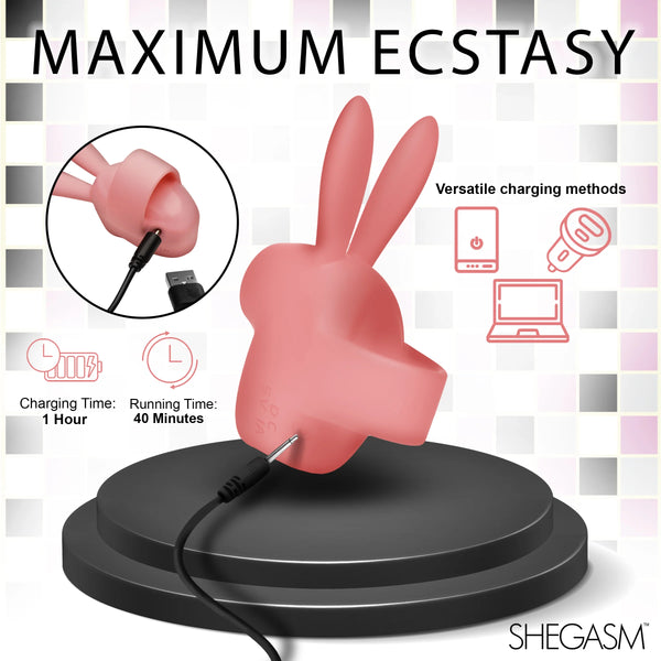 Sucky Bunny Rechargeable Clit Stimulator - Pink