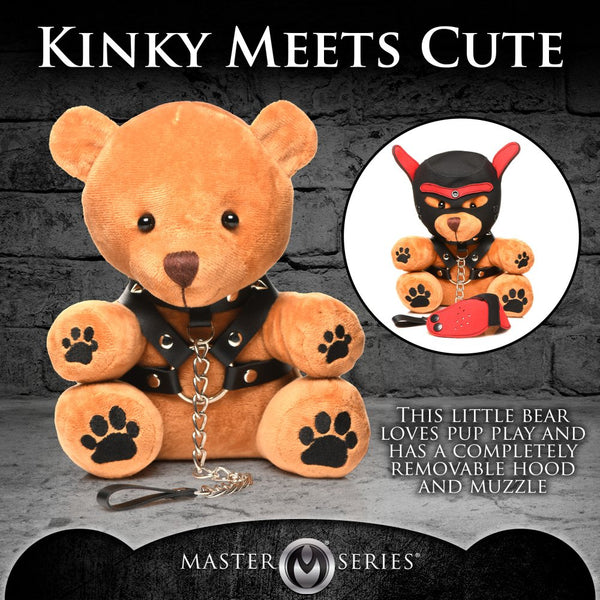 Master Series  Pup Bear with Removeable Muzzle and Hood - Extreme Toyz Singapore - https://extremetoyz.com.sg - Sex Toys and Lingerie Online Store - Bondage Gear / Vibrators / Electrosex Toys / Wireless Remote Control Vibes / Sexy Lingerie and Role Play / BDSM / Dungeon Furnitures / Dildos and Strap Ons &nbsp;/ Anal and Prostate Massagers / Anal Douche and Cleaning Aide / Delay Sprays and Gels / Lubricants and more...