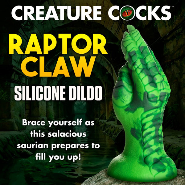 Creature Cocks Raptor Claw Fisting Silicone Dildo - Green - Extreme Toyz Singapore - https://extremetoyz.com.sg - Sex Toys and Lingerie Online Store - Bondage Gear / Vibrators / Electrosex Toys / Wireless Remote Control Vibes / Sexy Lingerie and Role Play / BDSM / Dungeon Furnitures / Dildos and Strap Ons &nbsp;/ Anal and Prostate Massagers / Anal Douche and Cleaning Aide / Delay Sprays and Gels / Lubricants and more...