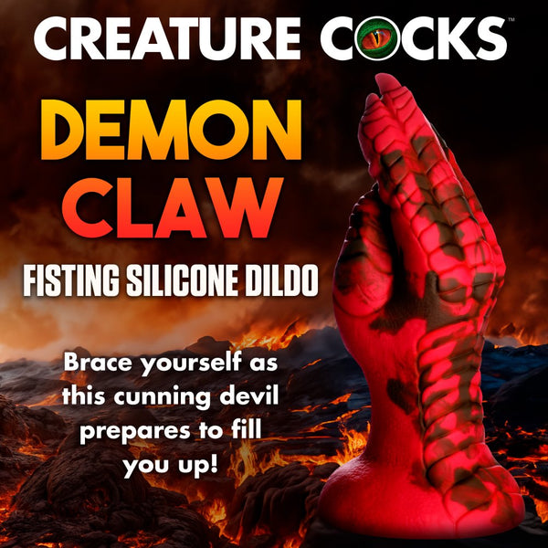 Creature Cocks Demon Claw Fisting Silicone Dildo - Red - Extreme Toyz Singapore - https://extremetoyz.com.sg - Sex Toys and Lingerie Online Store - Bondage Gear / Vibrators / Electrosex Toys / Wireless Remote Control Vibes / Sexy Lingerie and Role Play / BDSM / Dungeon Furnitures / Dildos and Strap Ons &nbsp;/ Anal and Prostate Massagers / Anal Douche and Cleaning Aide / Delay Sprays and Gels / Lubricants and more...