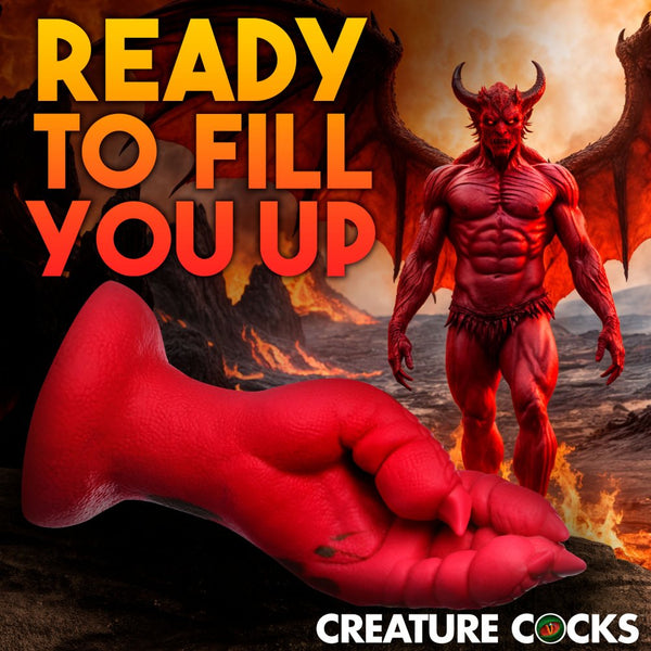 Creature Cocks Demon Claw Fisting Silicone Dildo - Red - Extreme Toyz Singapore - https://extremetoyz.com.sg - Sex Toys and Lingerie Online Store - Bondage Gear / Vibrators / Electrosex Toys / Wireless Remote Control Vibes / Sexy Lingerie and Role Play / BDSM / Dungeon Furnitures / Dildos and Strap Ons &nbsp;/ Anal and Prostate Massagers / Anal Douche and Cleaning Aide / Delay Sprays and Gels / Lubricants and more...