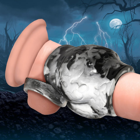 Creature Cocks Night Prowler Silicone Girth Enhancer with Ball Strap - Large - Extreme Toyz Singapore - https://extremetoyz.com.sg - Sex Toys and Lingerie Online Store - Bondage Gear / Vibrators / Electrosex Toys / Wireless Remote Control Vibes / Sexy Lingerie and Role Play / BDSM / Dungeon Furnitures / Dildos and Strap Ons &nbsp;/ Anal and Prostate Massagers / Anal Douche and Cleaning Aide / Delay Sprays and Gels / Lubricants and more...