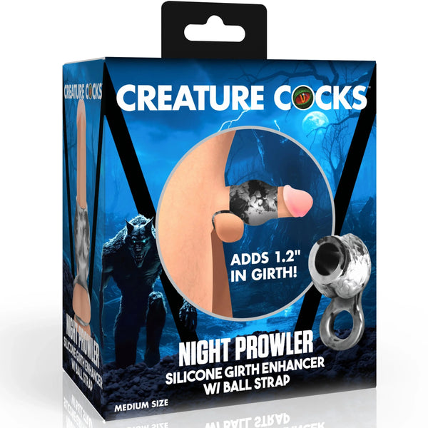ナイトプラウラー シリコン製 ガースエンハンサー（ボールストラップ付き） - ミディアム