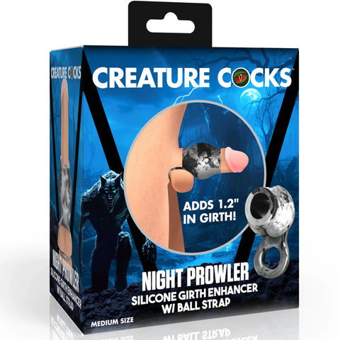 ナイトプラウラー シリコン製 ガースエンハンサー（ボールストラップ付き） - ミディアム