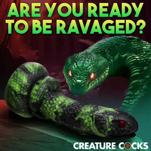 Creature Cocks Python Silicone Dildo - Extreme Toyz Singapore - https://extremetoyz.com.sg - Sex Toys and Lingerie Online Store - Bondage Gear / Vibrators / Electrosex Toys / Wireless Remote Control Vibes / Sexy Lingerie and Role Play / BDSM / Dungeon Furnitures / Dildos and Strap Ons &nbsp;/ Anal and Prostate Massagers / Anal Douche and Cleaning Aide / Delay Sprays and Gels / Lubricants and more...