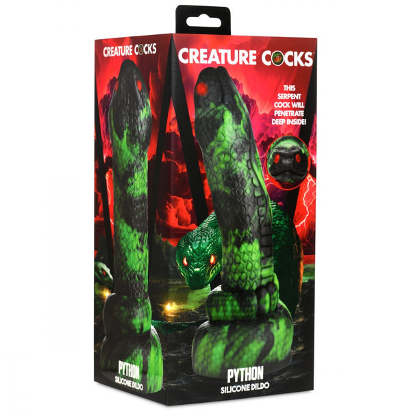 Creature Cocks Python Silicone Dildo - Extreme Toyz Singapore - https://extremetoyz.com.sg - Sex Toys and Lingerie Online Store - Bondage Gear / Vibrators / Electrosex Toys / Wireless Remote Control Vibes / Sexy Lingerie and Role Play / BDSM / Dungeon Furnitures / Dildos and Strap Ons &nbsp;/ Anal and Prostate Massagers / Anal Douche and Cleaning Aide / Delay Sprays and Gels / Lubricants and more...