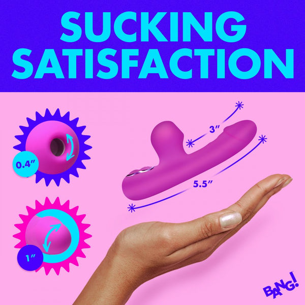 Bang! Mini Suction Silicone Rechargeable Rabbit Vibrator - Extreme Toyz Singapore - https://extremetoyz.com.sg - Sex Toys and Lingerie Online Store - Bondage Gear / Vibrators / Electrosex Toys / Wireless Remote Control Vibes / Sexy Lingerie and Role Play / BDSM / Dungeon Furnitures / Dildos and Strap Ons &nbsp;/ Anal and Prostate Massagers / Anal Douche and Cleaning Aide / Delay Sprays and Gels / Lubricants and more...