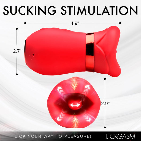 Inmi Lickgasm Kiss Me More Kissing, Sucking and Vibrating Rechargeable Clitoral Stimulator - Extreme Toyz Singapore - https://extremetoyz.com.sg - Sex Toys and Lingerie Online Store - Bondage Gear / Vibrators / Electrosex Toys / Wireless Remote Control Vibes / Sexy Lingerie and Role Play / BDSM / Dungeon Furnitures / Dildos and Strap Ons &nbsp;/ Anal and Prostate Massagers / Anal Douche and Cleaning Aide / Delay Sprays and Gels / Lubricants and more...