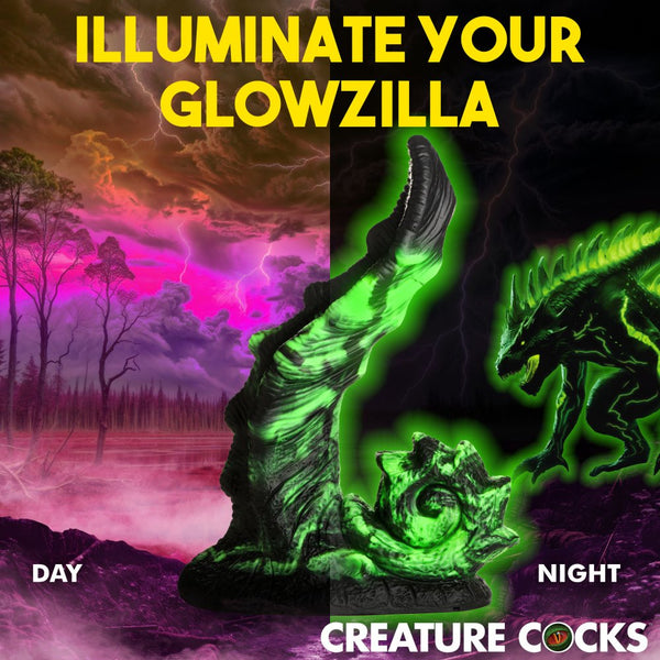 Creature Cocks Glowzilla Glow-In-The-Dark Silicone Dildo - Extreme Toyz Singapore - https://extremetoyz.com.sg - Sex Toys and Lingerie Online Store - Bondage Gear / Vibrators / Electrosex Toys / Wireless Remote Control Vibes / Sexy Lingerie and Role Play / BDSM / Dungeon Furnitures / Dildos and Strap Ons &nbsp;/ Anal and Prostate Massagers / Anal Douche and Cleaning Aide / Delay Sprays and Gels / Lubricants and more...