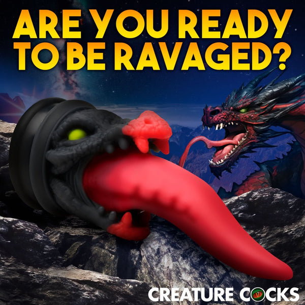 Creature Cocks Dragon Roar Silicone Dildo - Extreme Toyz Singapore - https://extremetoyz.com.sg - Sex Toys and Lingerie Online Store - Bondage Gear / Vibrators / Electrosex Toys / Wireless Remote Control Vibes / Sexy Lingerie and Role Play / BDSM / Dungeon Furnitures / Dildos and Strap Ons &nbsp;/ Anal and Prostate Massagers / Anal Douche and Cleaning Aide / Delay Sprays and Gels / Lubricants and more...