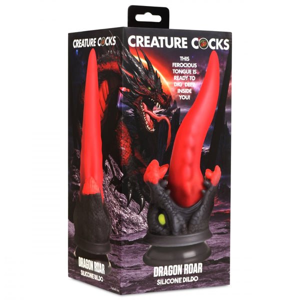 Creature Cocks Dragon Roar Silicone Dildo - Extreme Toyz Singapore - https://extremetoyz.com.sg - Sex Toys and Lingerie Online Store - Bondage Gear / Vibrators / Electrosex Toys / Wireless Remote Control Vibes / Sexy Lingerie and Role Play / BDSM / Dungeon Furnitures / Dildos and Strap Ons &nbsp;/ Anal and Prostate Massagers / Anal Douche and Cleaning Aide / Delay Sprays and Gels / Lubricants and more...