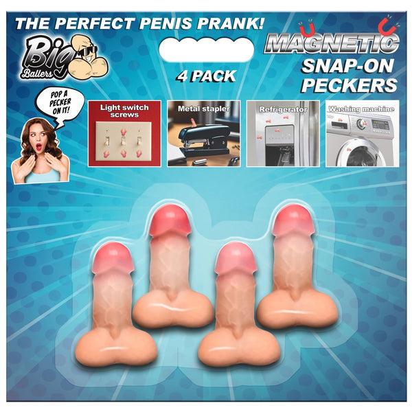 Magnetic Snap-on Peckers - 4 Pack