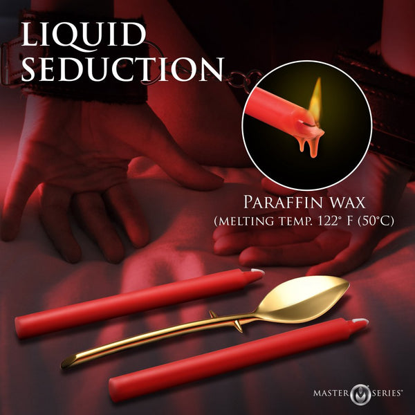 Master Series Drip Sensation Scraper and Drip Candle Set - Extreme Toyz Singapore - https://extremetoyz.com.sg - Sex Toys and Lingerie Online Store - Bondage Gear / Vibrators / Electrosex Toys / Wireless Remote Control Vibes / Sexy Lingerie and Role Play / BDSM / Dungeon Furnitures / Dildos and Strap Ons &nbsp;/ Anal and Prostate Massagers / Anal Douche and Cleaning Aide / Delay Sprays and Gels / Lubricants and more...