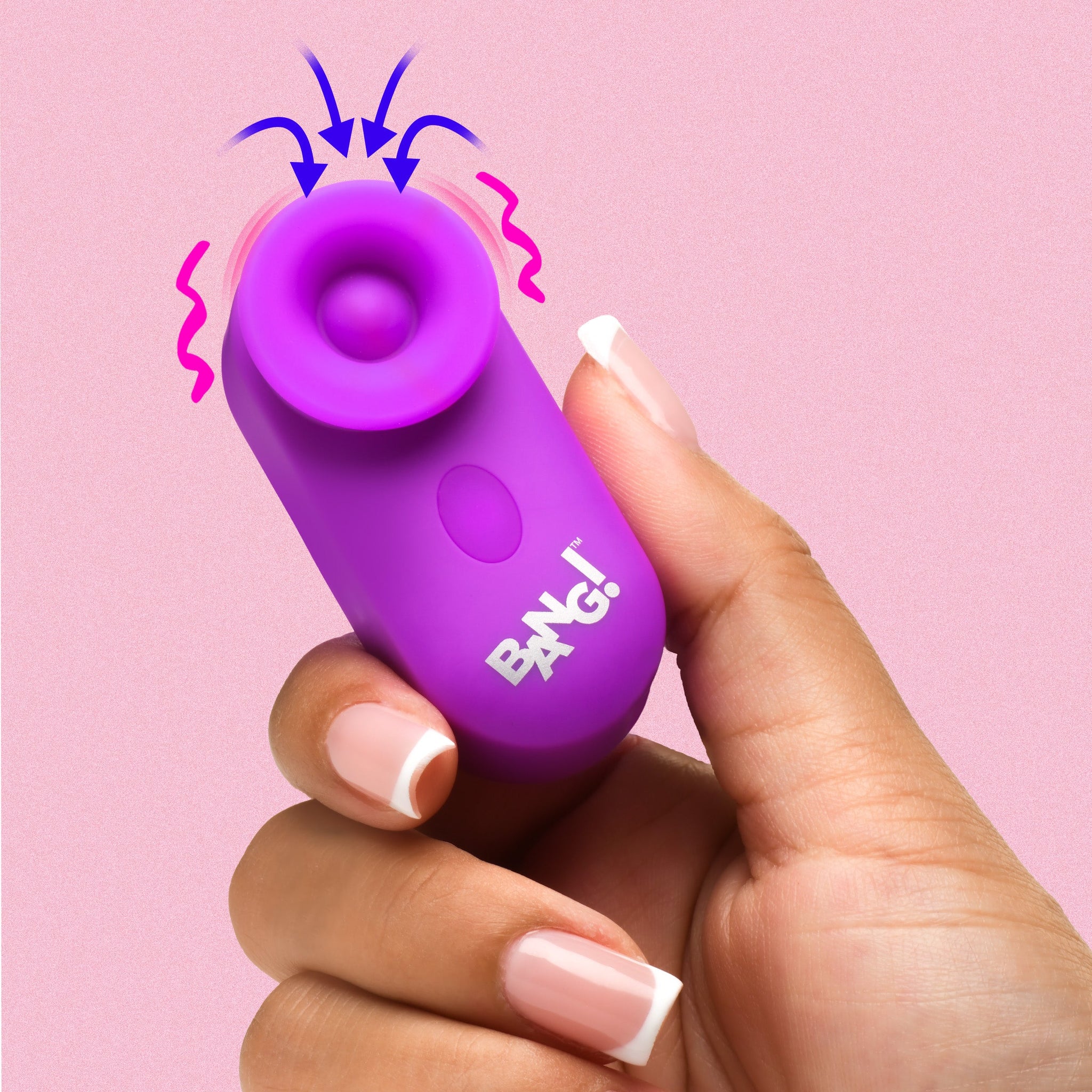 Mini Pulsating & Suction Clitoral Stimulator - Purple