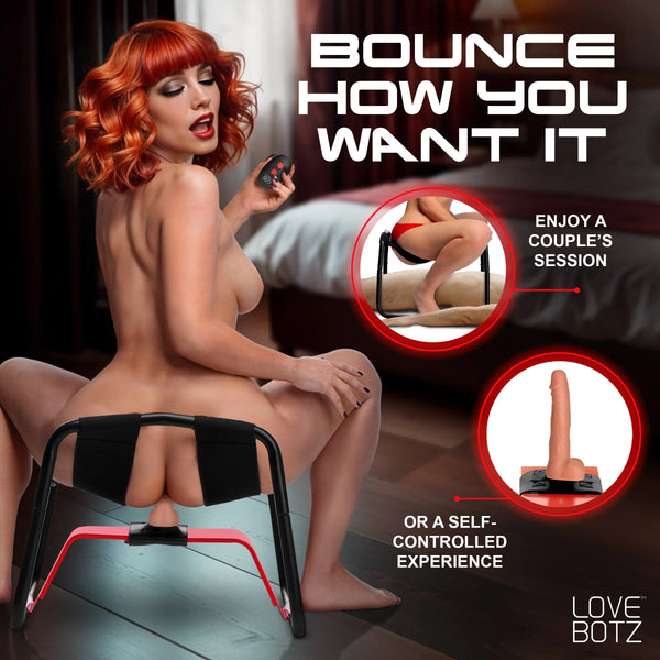 Bangin' Bench with Thrusting & Vibrating Rechargeable Dildo
