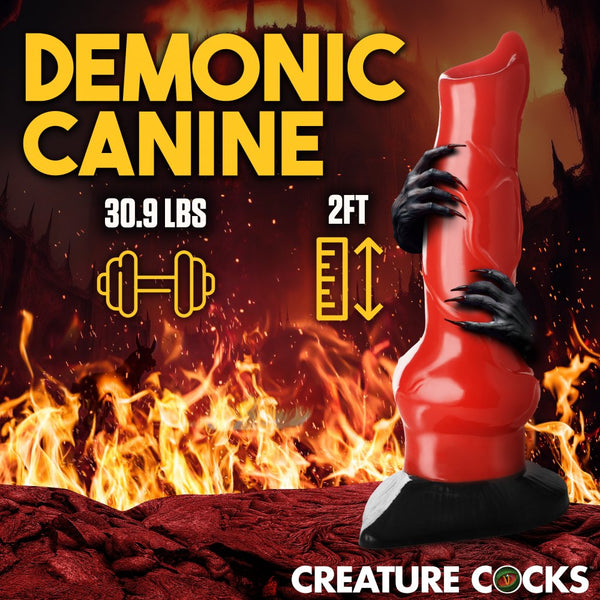 Creature Cocks Giant Hell-Hound Canine 2 Foot Dildo - Extreme Toyz Singapore - https://extremetoyz.com.sg - Sex Toys and Lingerie Online Store - Bondage Gear / Vibrators / Electrosex Toys / Wireless Remote Control Vibes / Sexy Lingerie and Role Play / BDSM / Dungeon Furnitures / Dildos and Strap Ons &nbsp;/ Anal and Prostate Massagers / Anal Douche and Cleaning Aide / Delay Sprays and Gels / Lubricants and more...