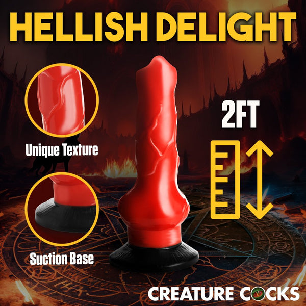 Creature Cocks Giant Hell-Hound Canine 2 Foot Dildo - Extreme Toyz Singapore - https://extremetoyz.com.sg - Sex Toys and Lingerie Online Store - Bondage Gear / Vibrators / Electrosex Toys / Wireless Remote Control Vibes / Sexy Lingerie and Role Play / BDSM / Dungeon Furnitures / Dildos and Strap Ons &nbsp;/ Anal and Prostate Massagers / Anal Douche and Cleaning Aide / Delay Sprays and Gels / Lubricants and more...